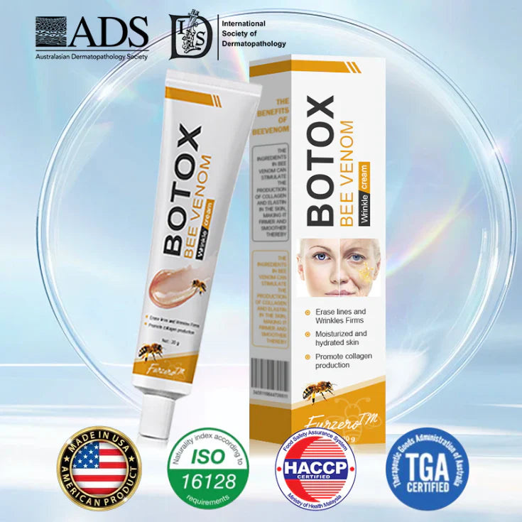 👨‍⚕️ Made and Shipped from US✅ Botox Bee Venom Wrinkle Removal Cream- LAST DAY 80% OFF