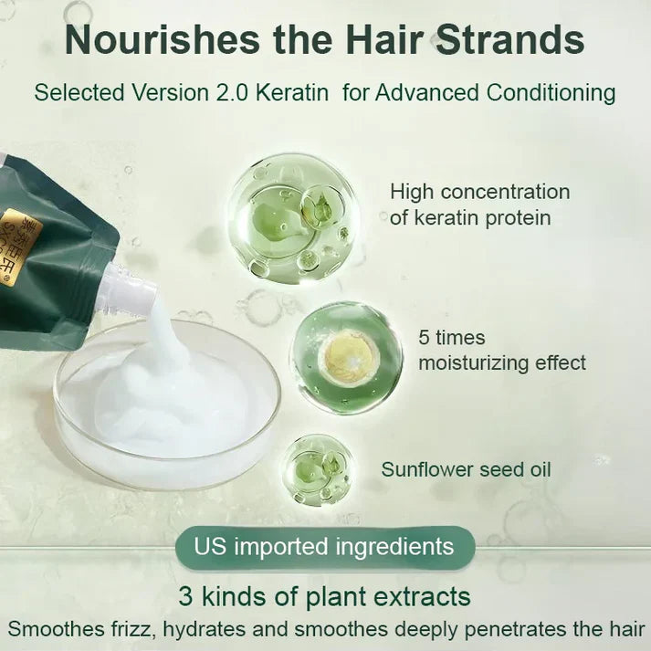 POLYPEPTIDE KERATIN HYDRATING SMOOTHING HAIR DAMAGE REPAIR CREAM