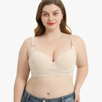 2024 New Push-Up Back Smoothing Bra-Black