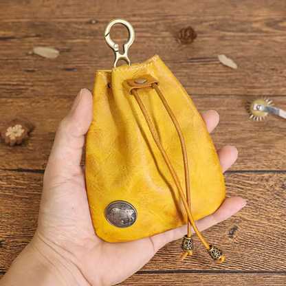 🔥Simple cowhide retro storage bag