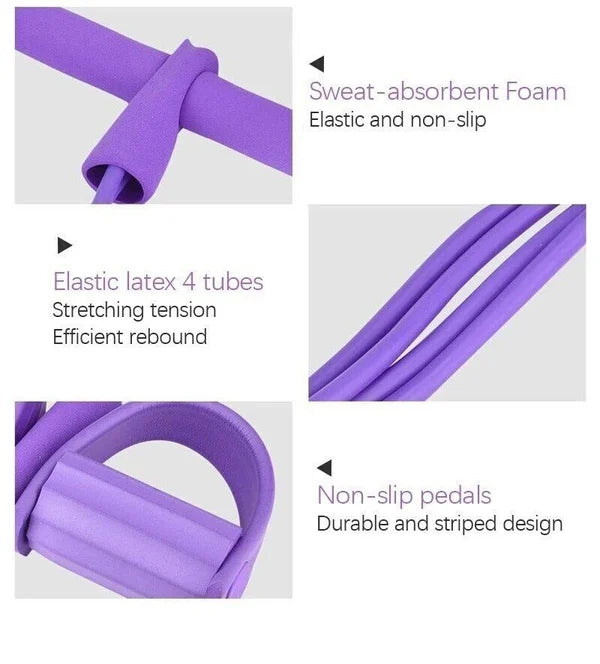 🔥Blowout Sale-49% OFF🔥32 Fitness Resistance Bands-4 Tube Pedal Ankle Puller (Buy 2 Free Shipping)