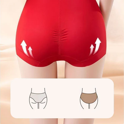 Shapewear bodysuit with high waist