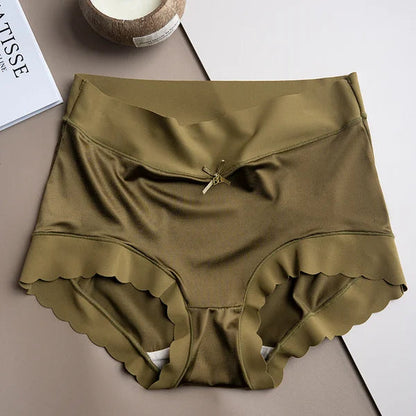 🔥PAY1 GET 3(3PACKS)⏰ PREMIUM SATIN ANTIBACTERIAL ICE SILK MOISTURE-ABSORBING PANTIES