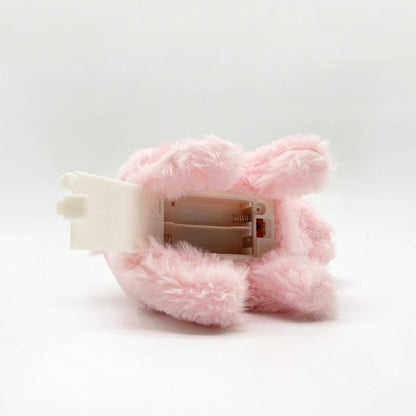 Electronic Walking Talking Rabbit Simulation Plush Doll Educational Toy