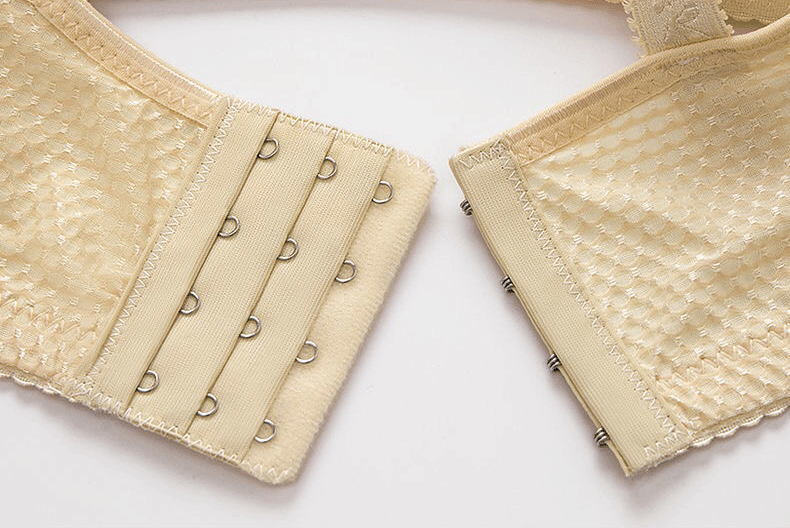Women Back Buckle Cotton Bras Wire Free Plus Size  Shoulder Straps Brasieres Comfort
