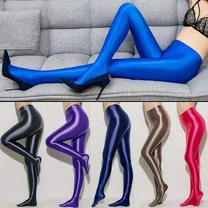 2021 New Satin GLOSSY OPAQUE Stockings Yoga