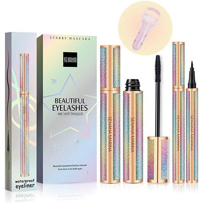 Buy 1 Get 1 Free 4D Waterproof Silk Fiber Thick Lengthening Mascara