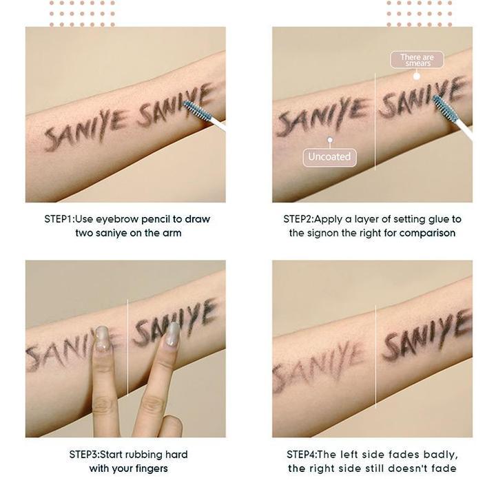 Eyebrow styling gel