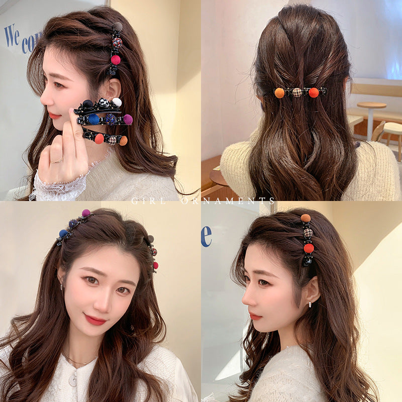 Lazy Man 2022 Hair Ball Braid Artifact Hair Clip