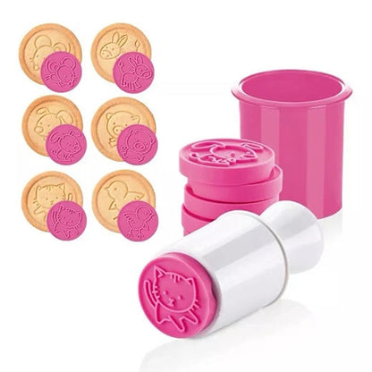 Non Stick Cookie Stamp and Cutter
